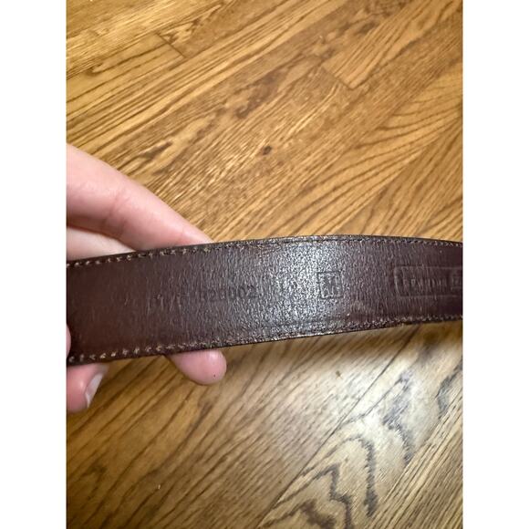 Vintage Fossil Brown Leather Belt Size Medium - Picture 5 of 5